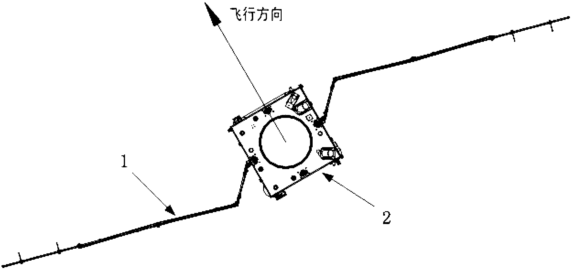 Method for determining sheltering of solar cell array during in-orbit running of satellite and application of method