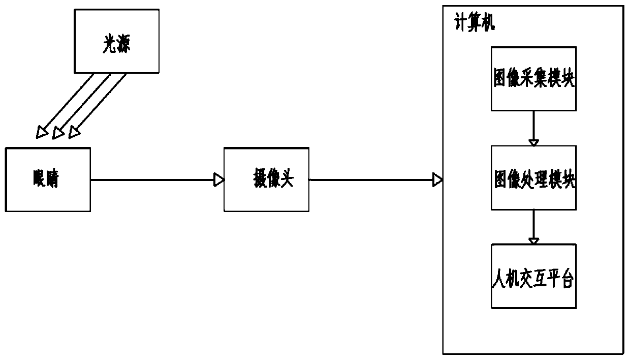 Human eye tracking visual system