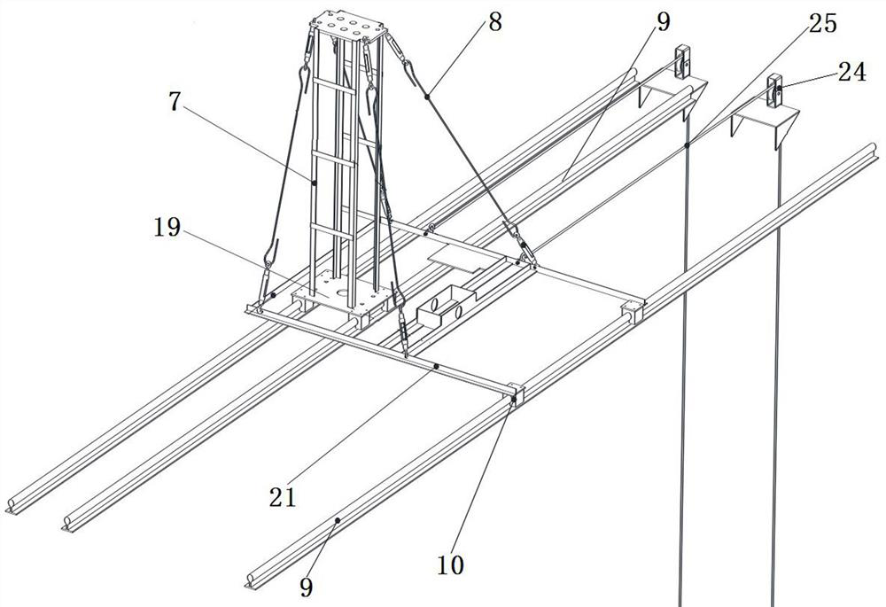 Device for testing wave power conversion efficiency of wave glider