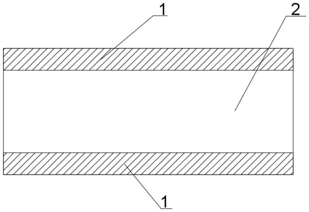 Self-brazing aluminum alloy laminar composite and preparation method and application thereof