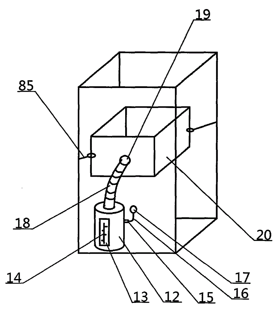 Severe patient surgical nursing device