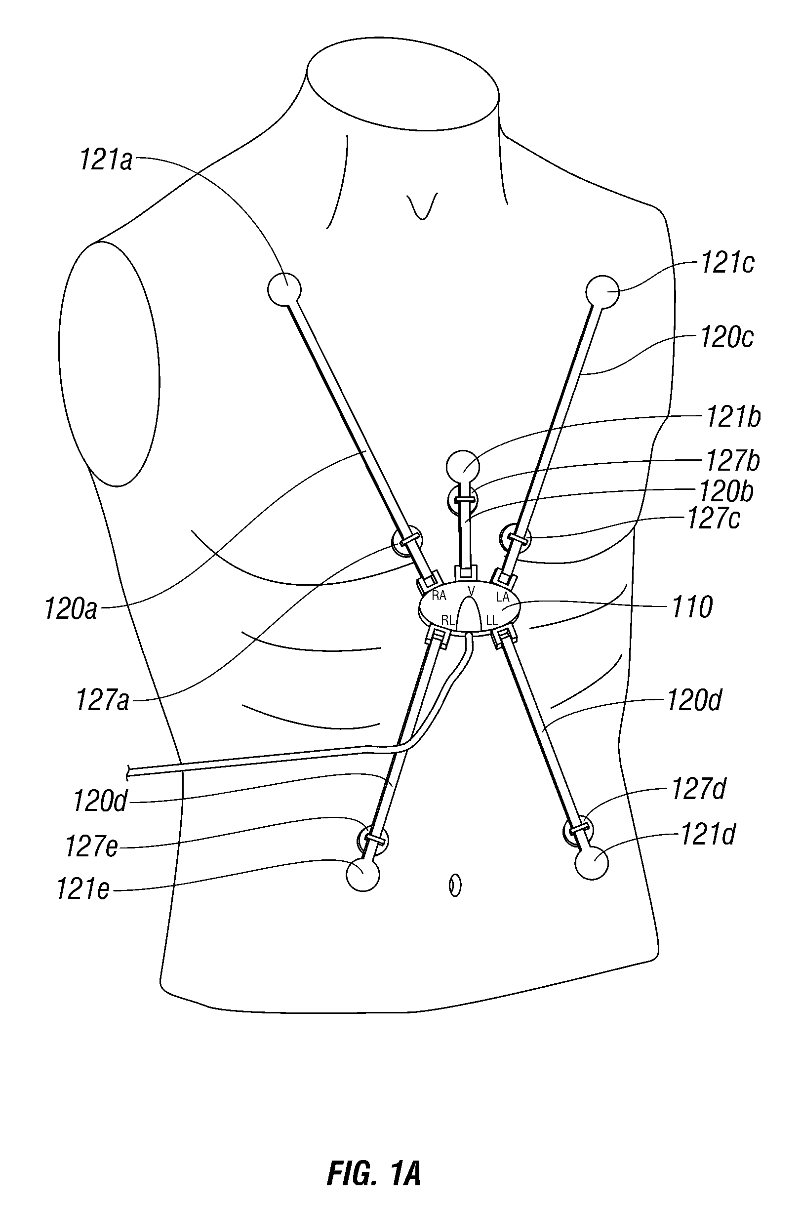 ECG lead wire organizer and dispenser