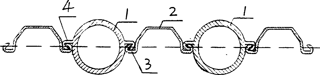 Combined cofferdam of steel slab pile and steel pipe pile an method for manufacturing the same