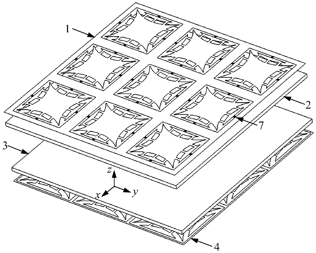 Ultra-wide band strong electromagnetic field protection device