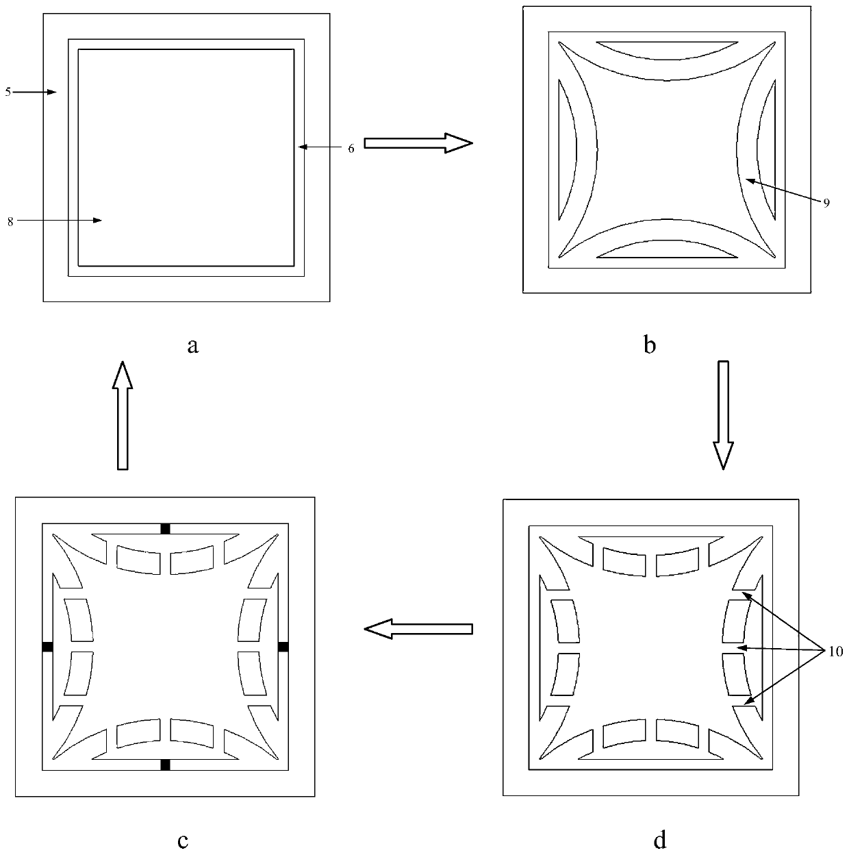 Ultra-wide band strong electromagnetic field protection device