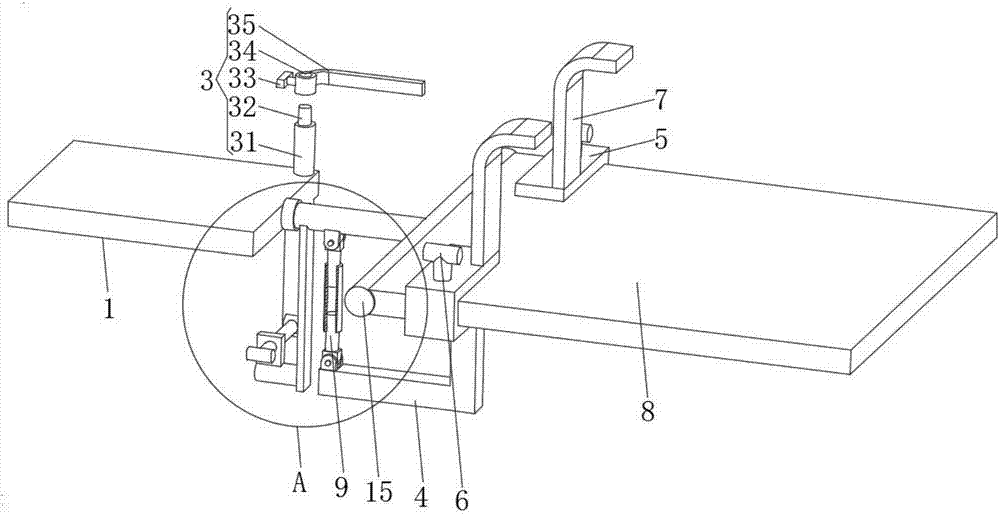 Emergency surgery fixing device