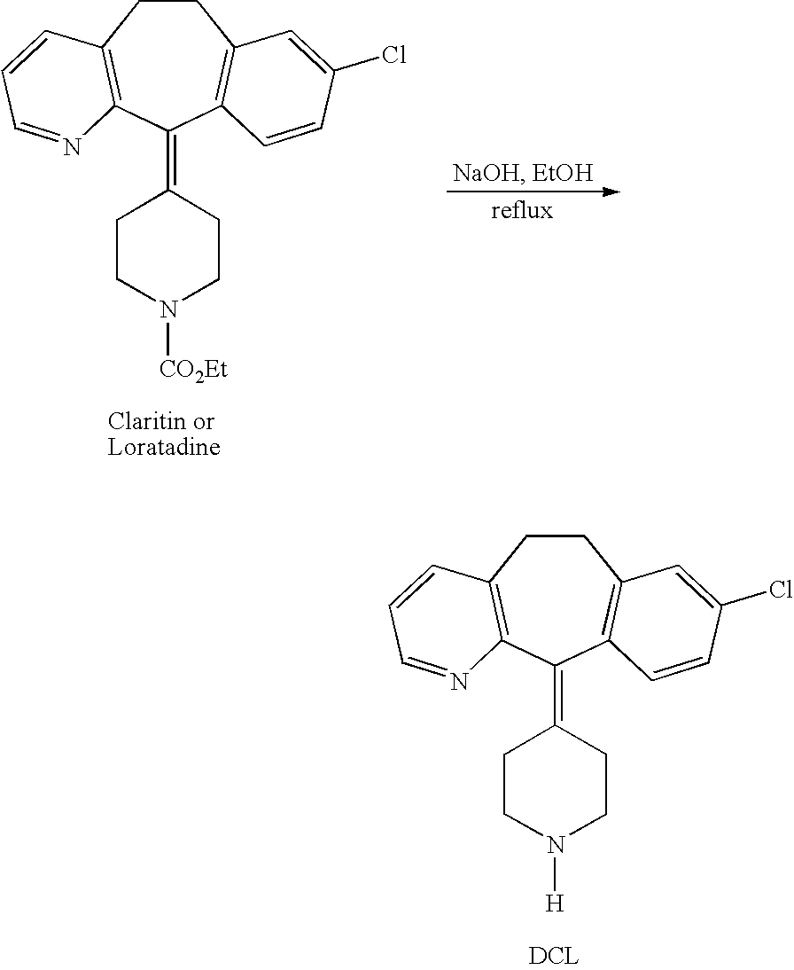 Methods and compositions for treating allergic rhinitis and other disorders using descarboethoxyloratadine