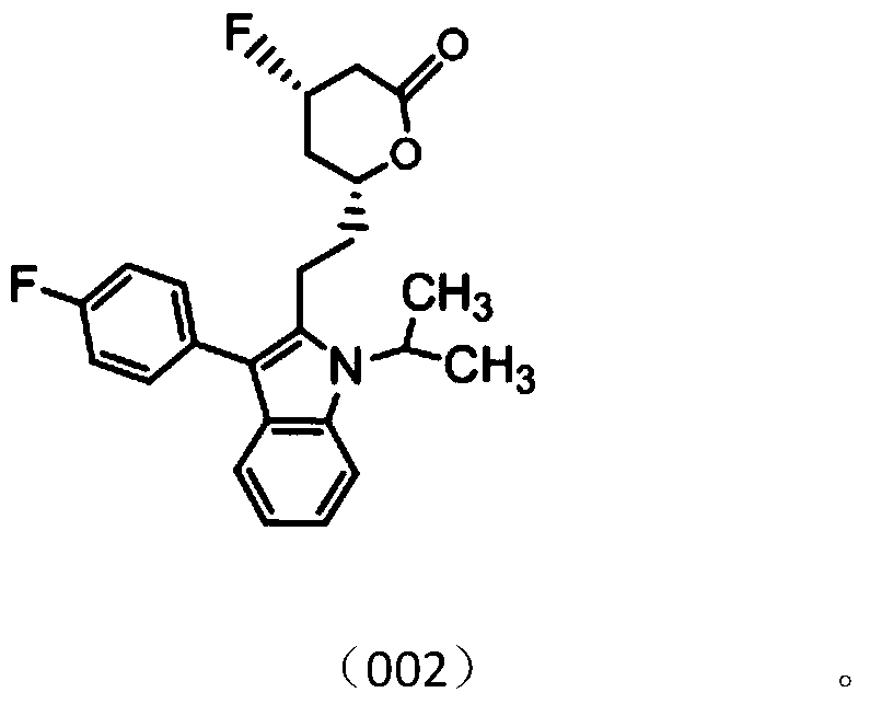 Multi-substituted indole statin fluorine-containing modification and use thereof