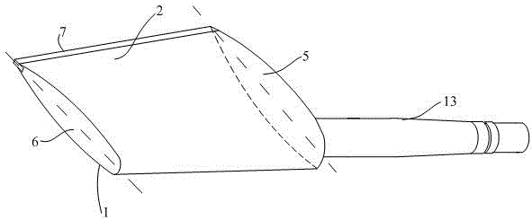 Manufacturing method of suspended balance rudder for high-speed boats