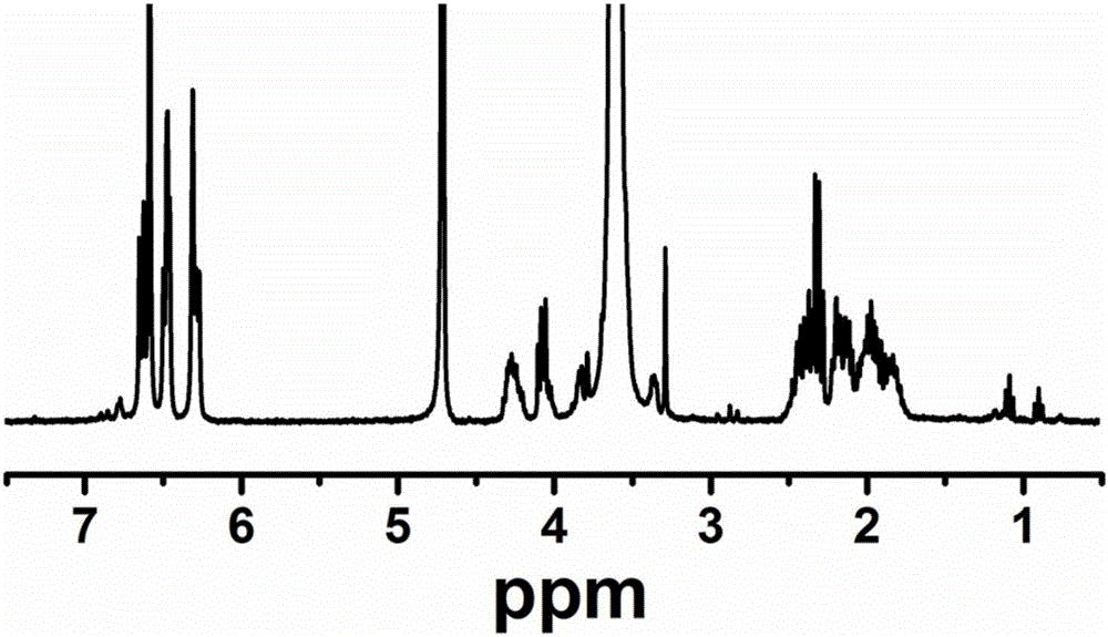 High polymer CA4 bonding medicine and preparation method thereof