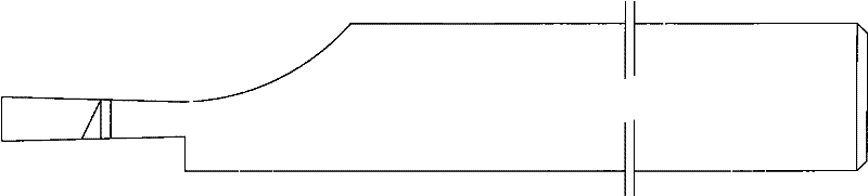 Cut-off tool and method for machining end-face circular deep groove