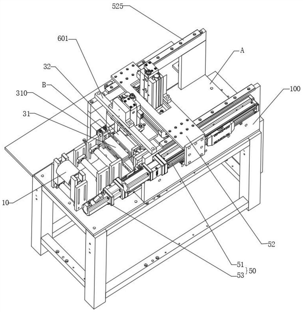 A film sticking machine for automatically attaching the protective film of the mobile phone case