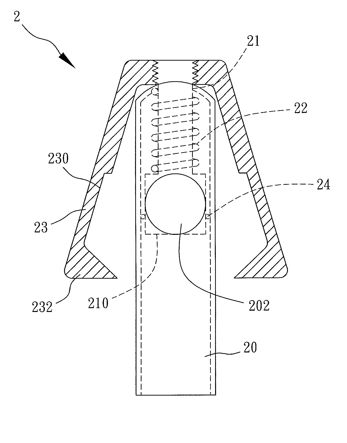 Air relief valve structure of pressure cooker