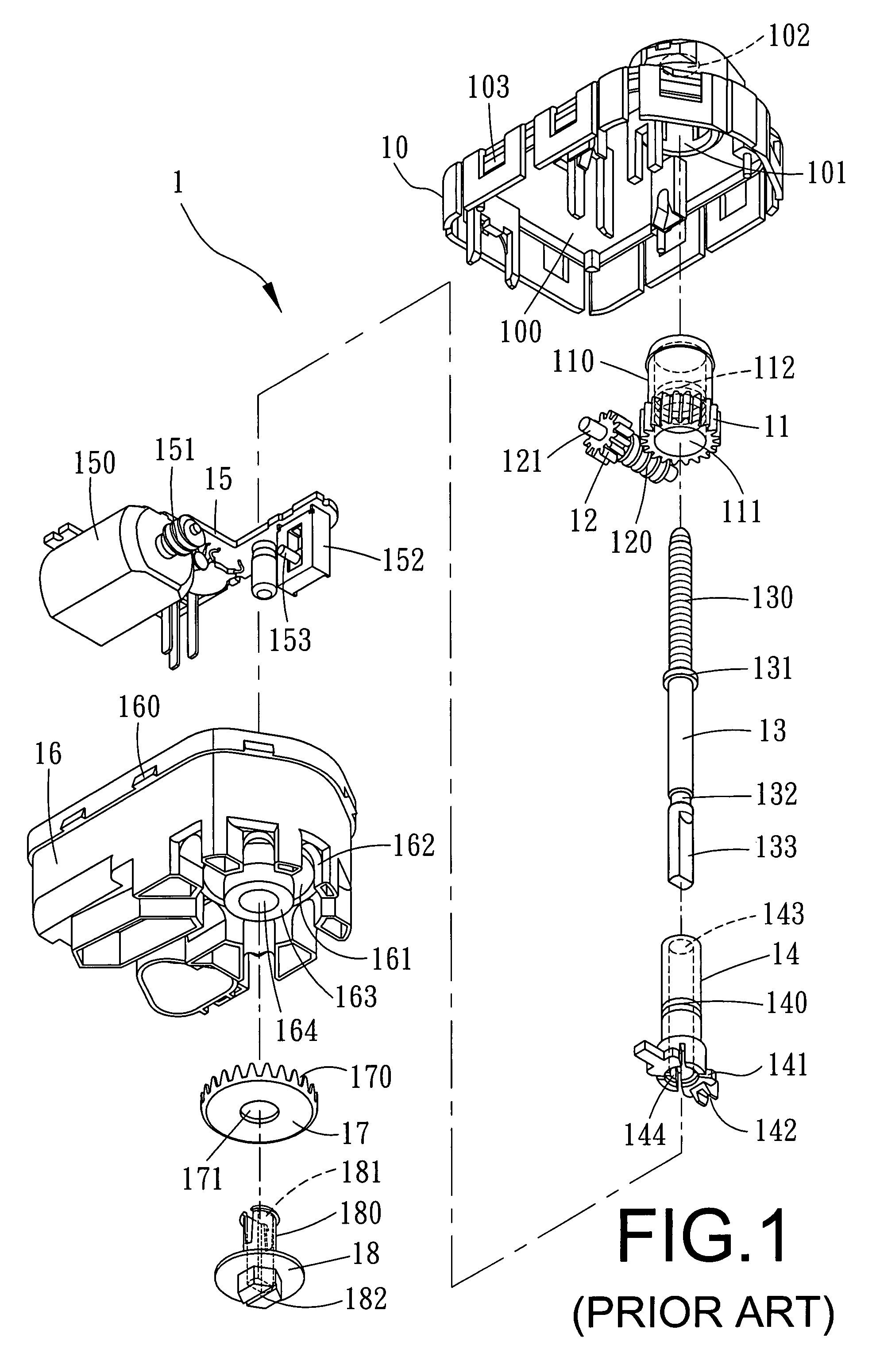 Step-by-step motor able to carry out up-and-down motion