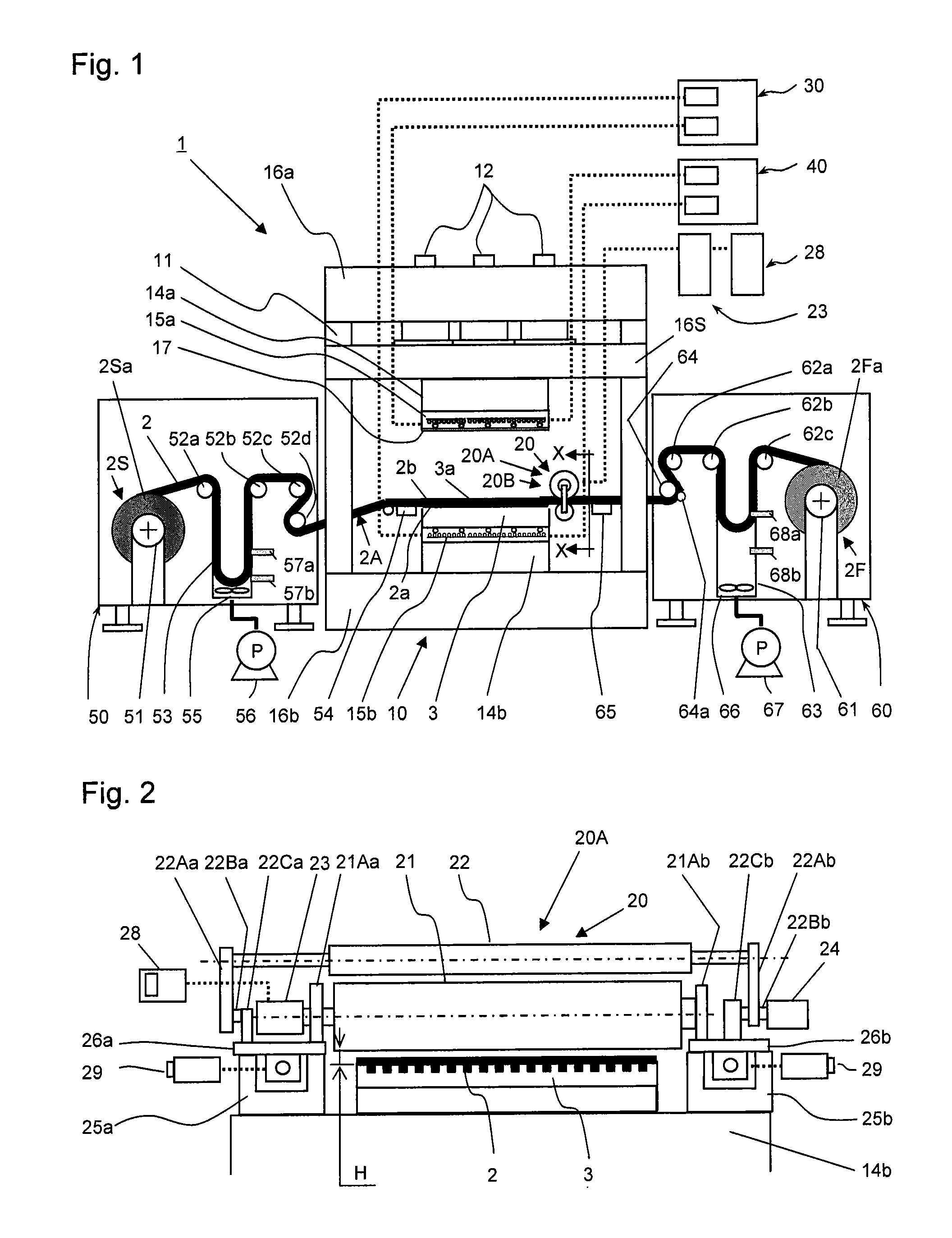 Production method and production device of film having  fine irregular pattern on surface