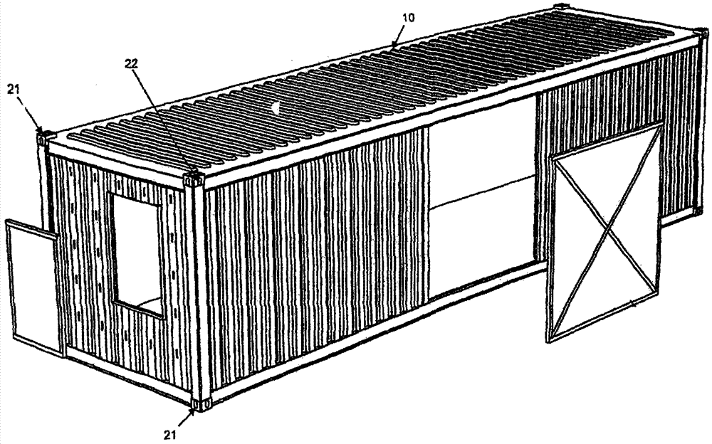 A construction method for box buildings