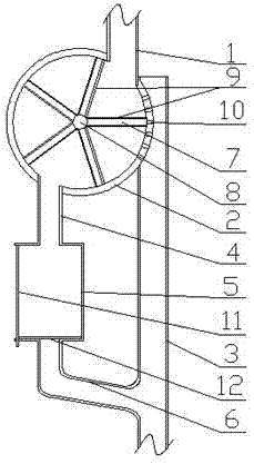 Anti-blocking device for kitchen and bath pipeline