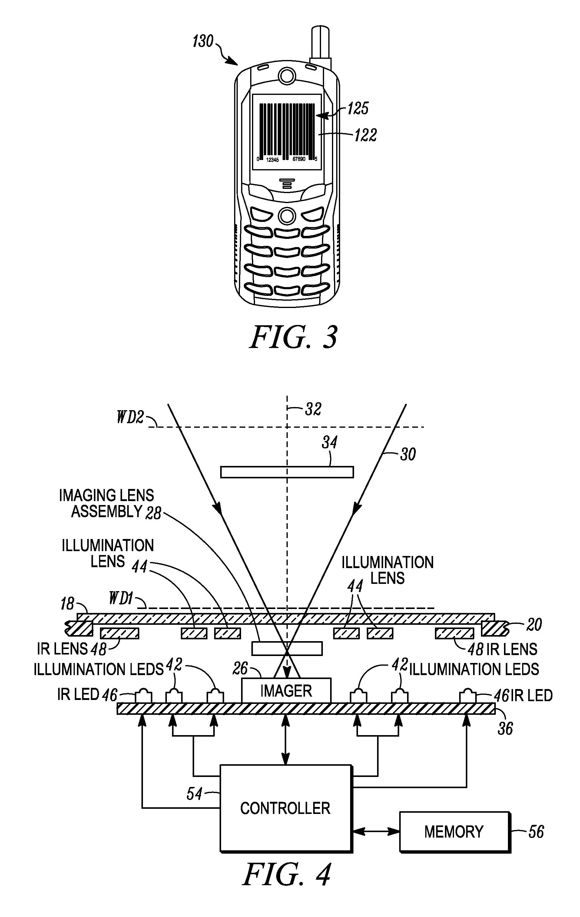 Apparatus for and method of reading printed and electronic codes