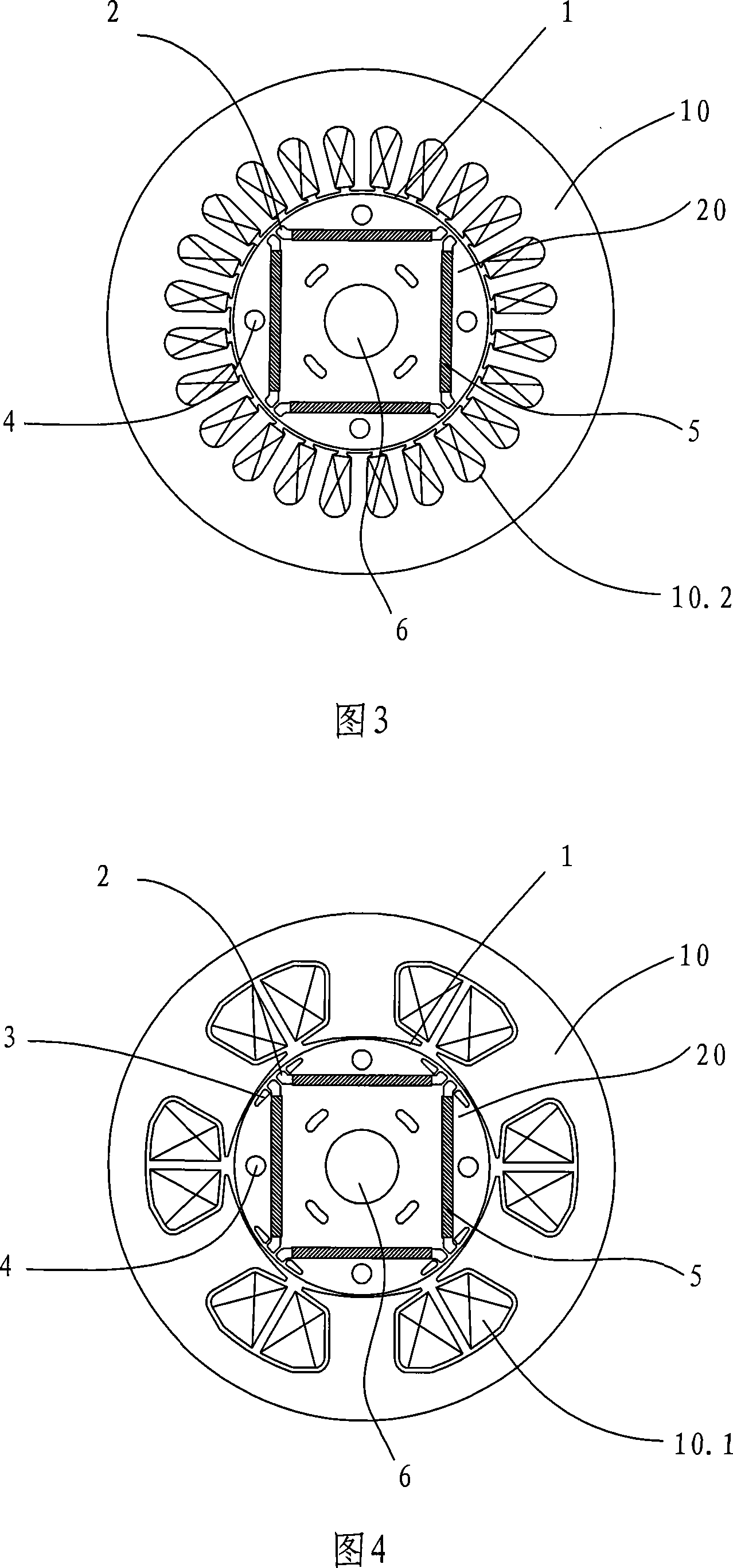 Low-fluctuation rare earth permanent magnetic brushless motor