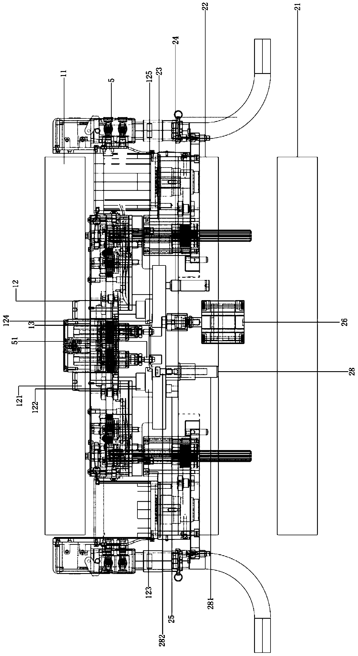 Stamping die with adaptive cooling mechanism and cooling method