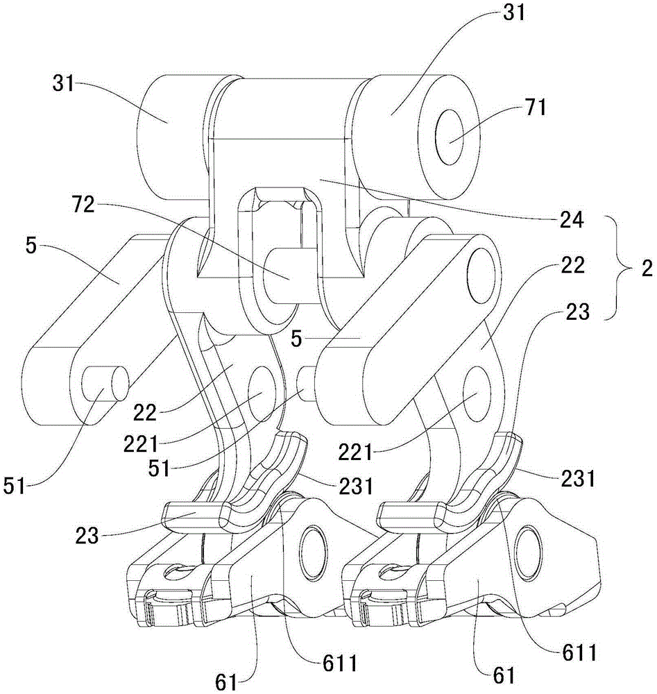 Valve train for engine and vehicle having same