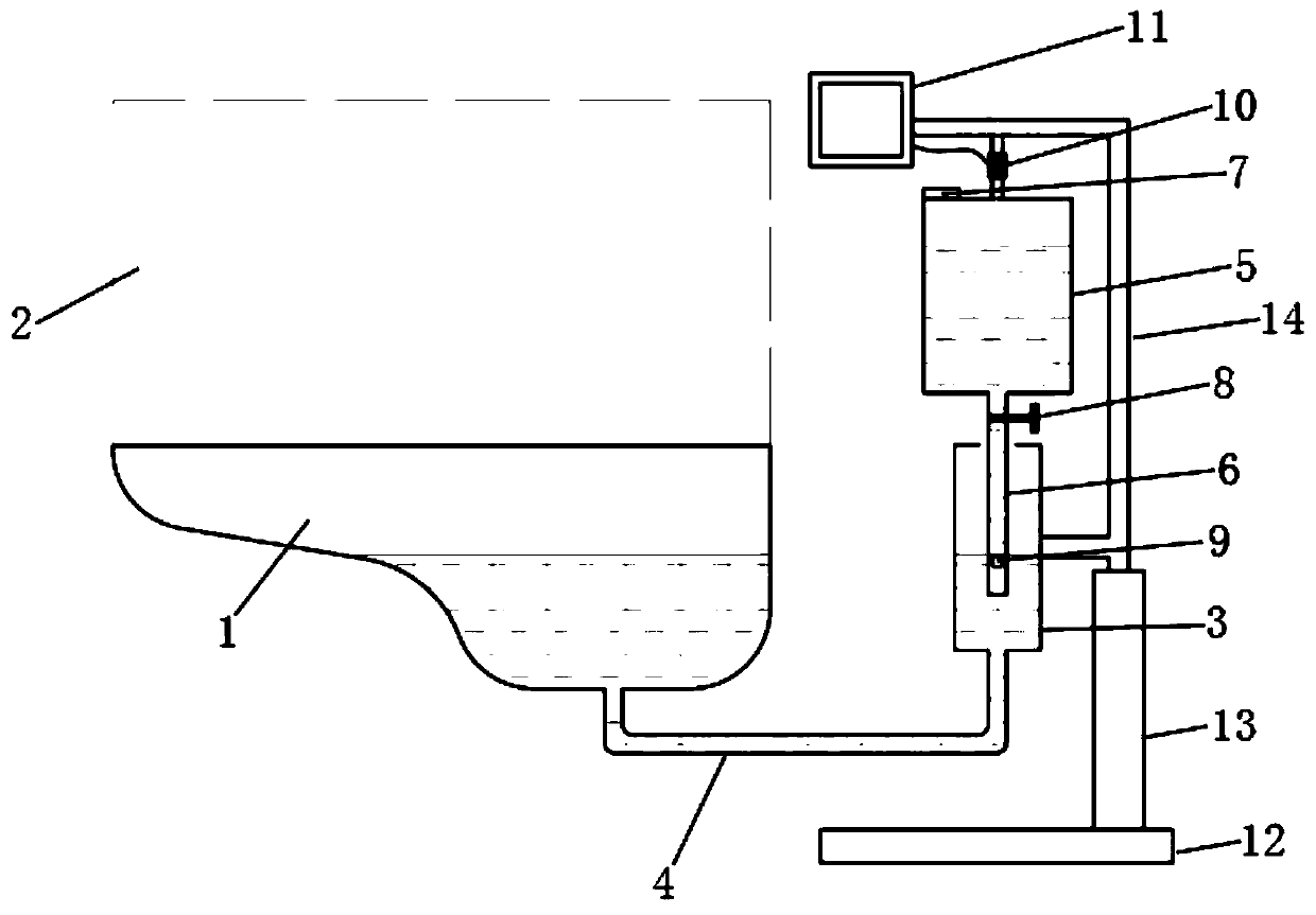 Engine oil consumption real-time testing method and device