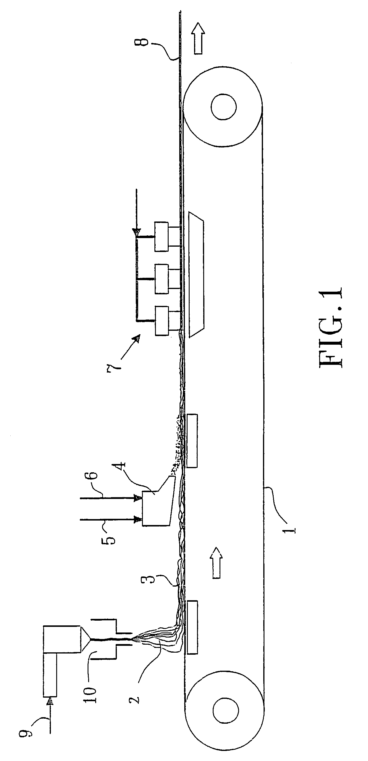 Hydroentangled nonwoven material