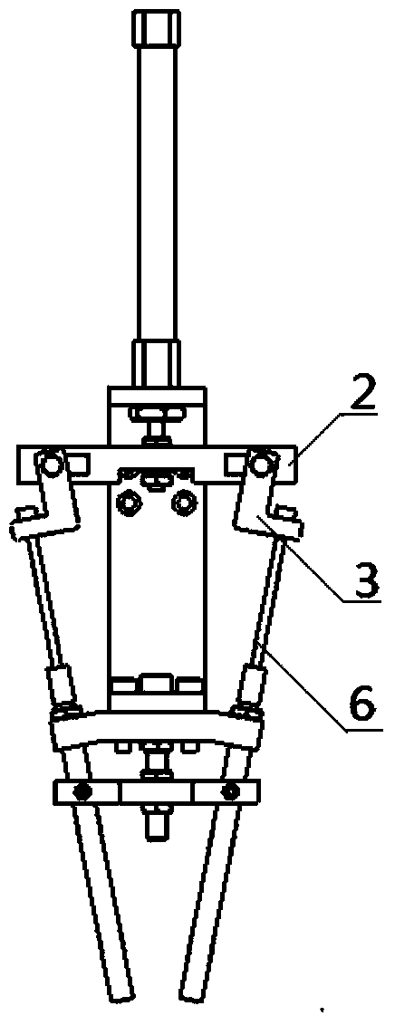 Oblique type hole tray seedling transplanting paw