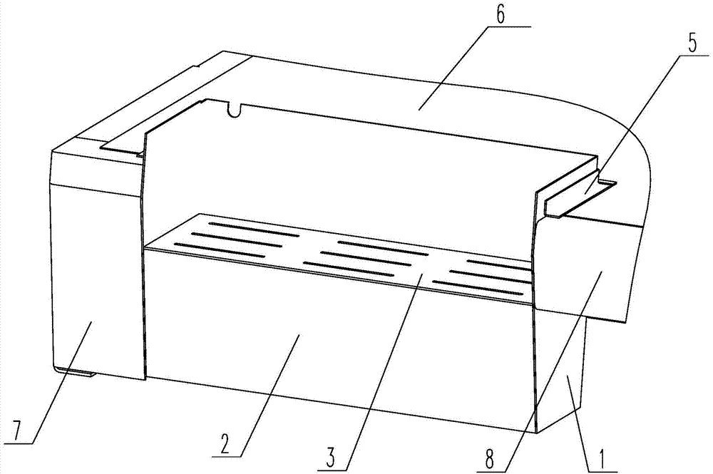 Sand wind preventing pedal of railway vehicle