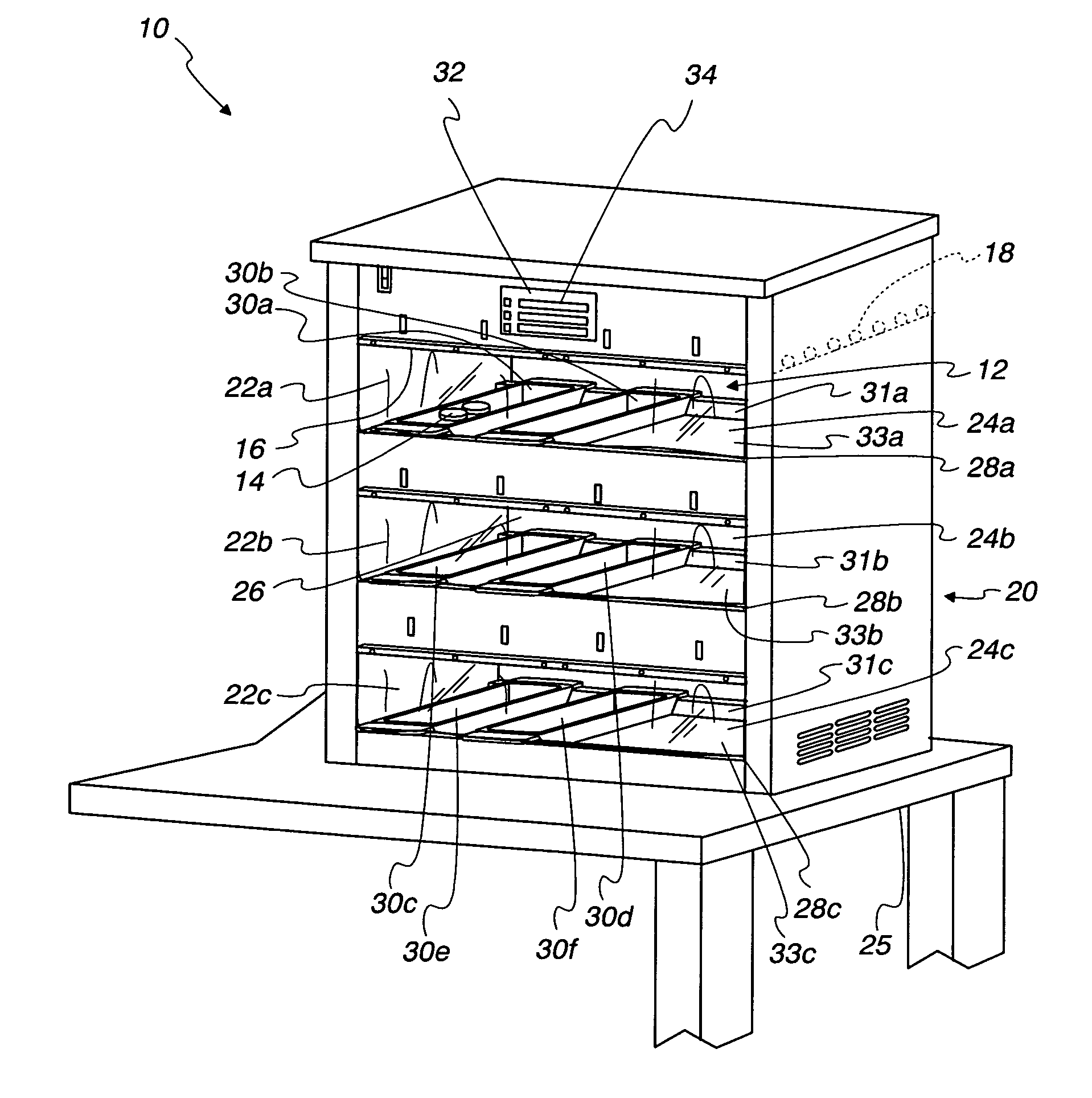 Food staging device