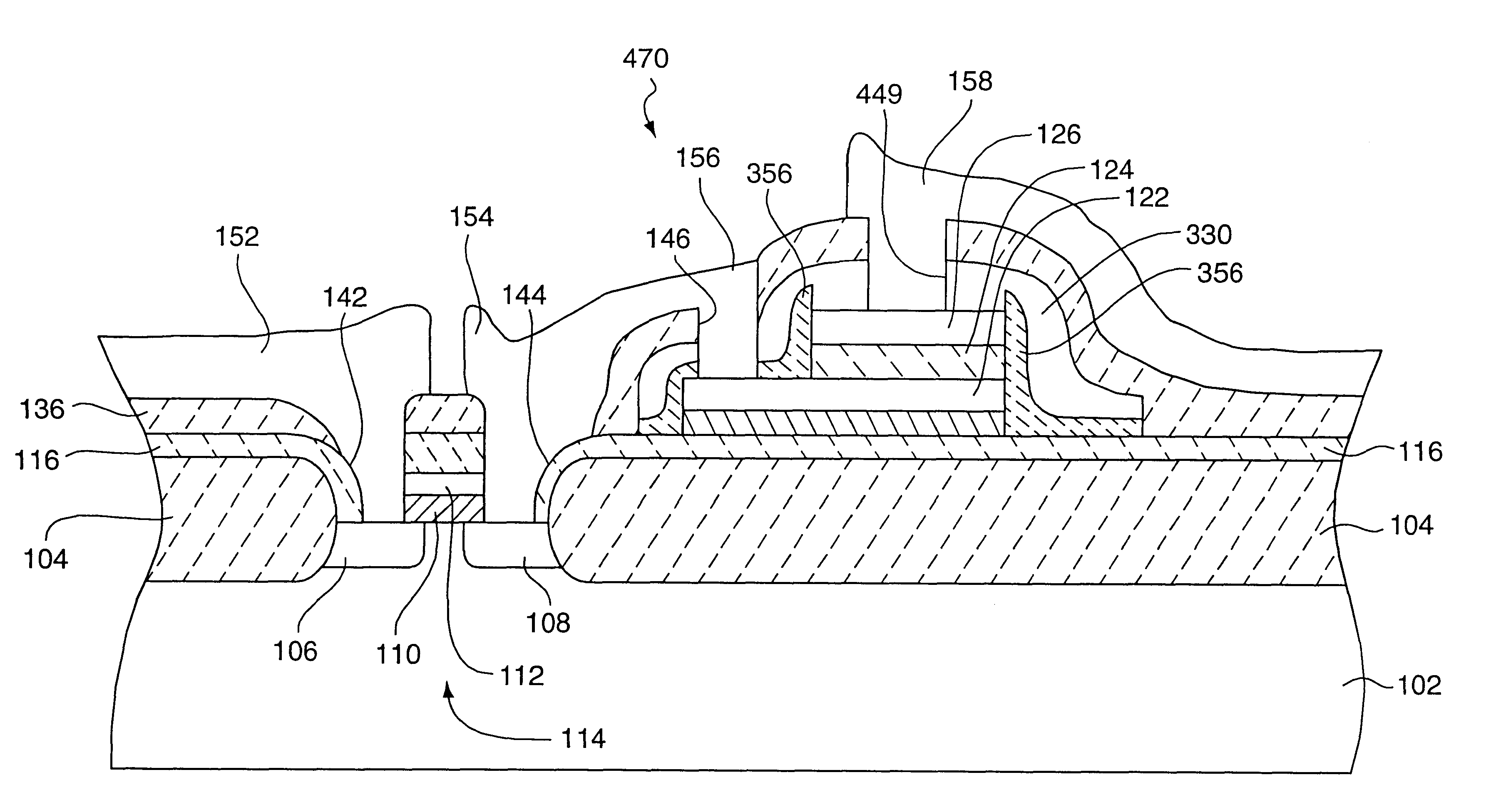 Ferroelectric integrated circuit having hydrogen barrier layer