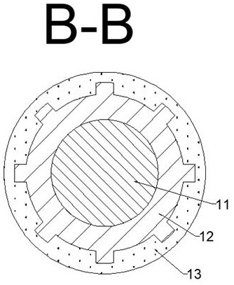 Automatical extending snow tire antiskid chain