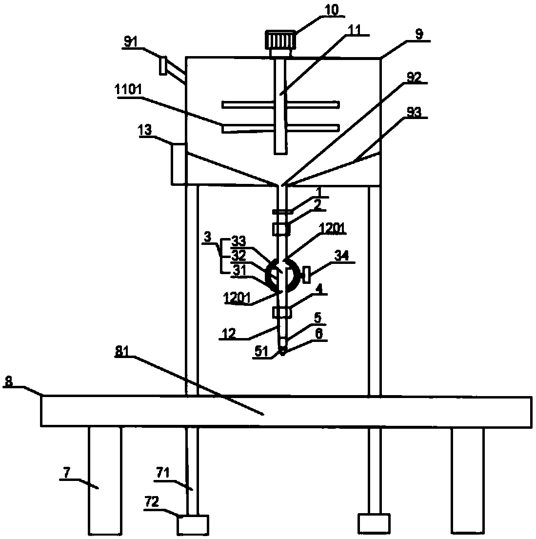 Full-automatic filling device