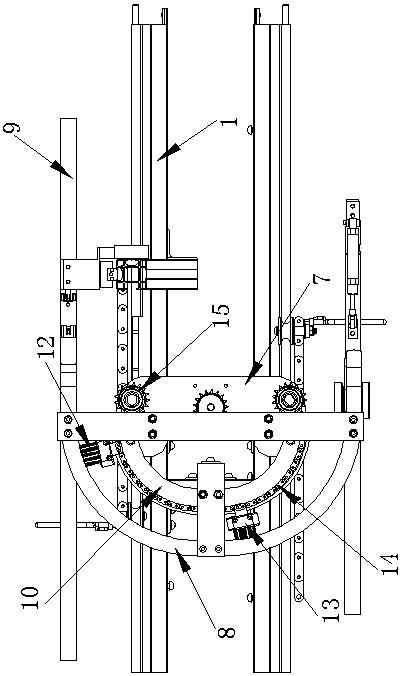 Quick conveying device for clothes hanger of garment hanging system