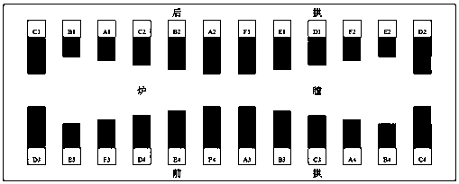 A method for adjusting the secondary air of a w-flame once-through boiler