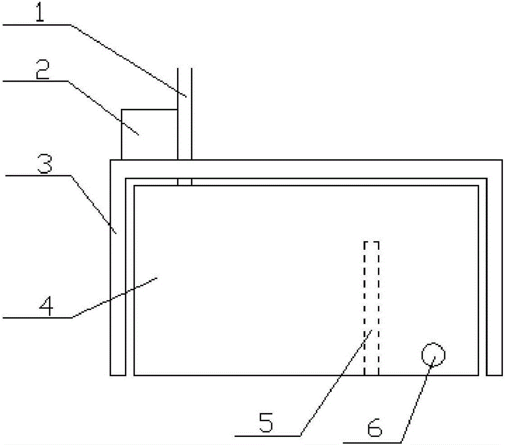 Circulating water tank used for sesame cleaning