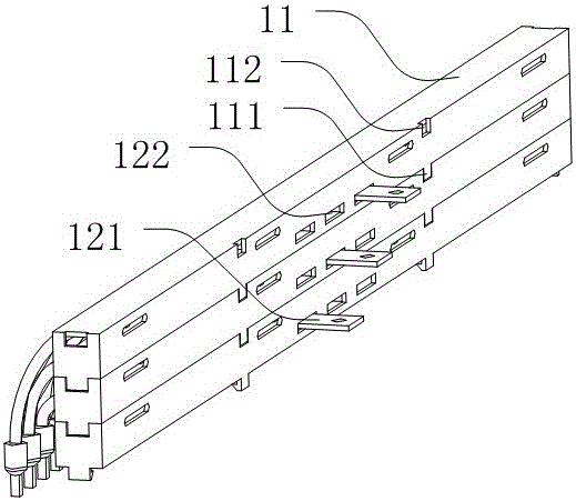 High-voltage DC bus box and high-voltage DC bus device