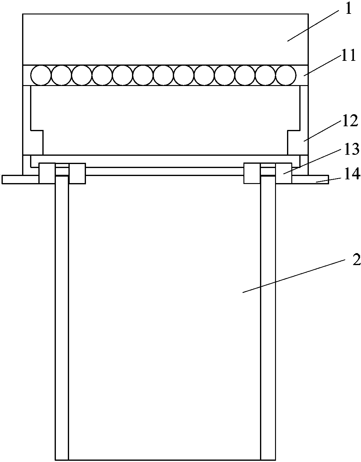 Vibration device for precast tubular pile and precast tubular pile construction method