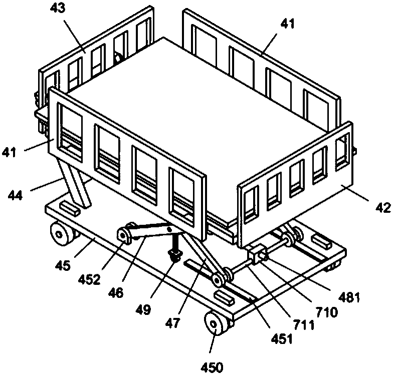 Turnover hospital bed for medical care