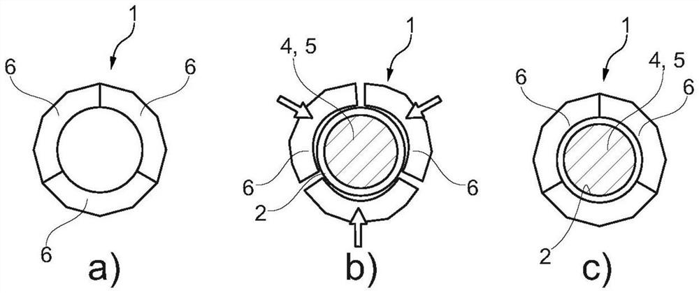 Method for mounting shaft, in particular camshaft, in bearing guide rail of internal combustion engine