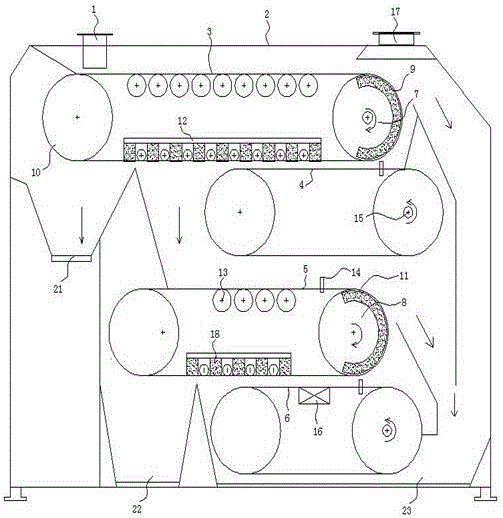 Series grading magnetic separator