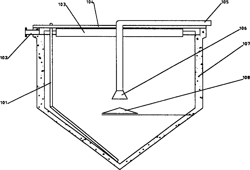 Vanadium and titanium industrial wastewater treatment device