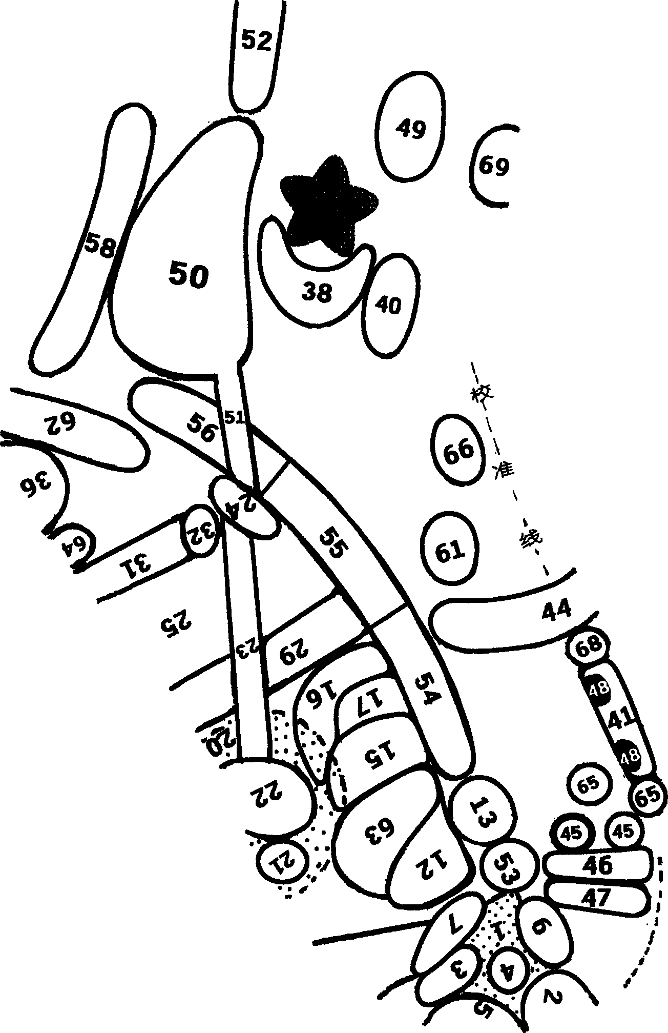 Method for producing socks with foot reflective zone position mark and its socks