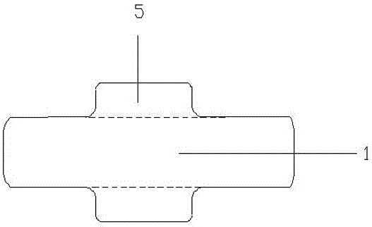 A sanitary pad body made of kapok fiber