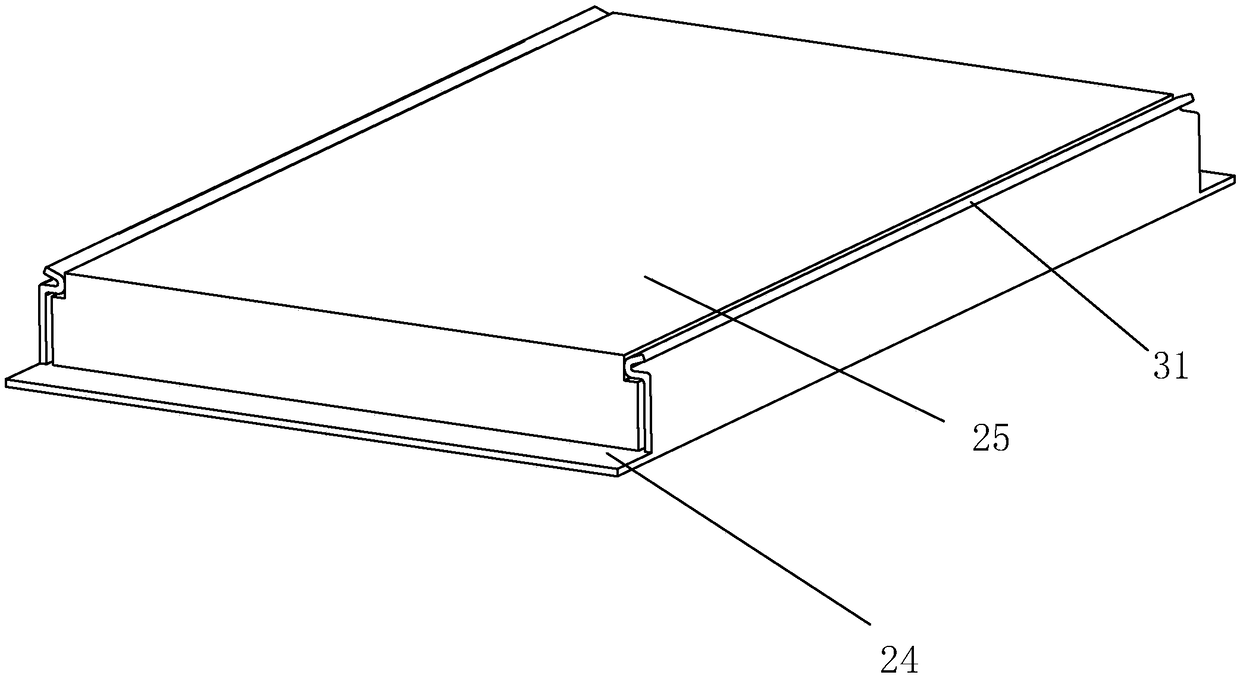 Manufacturing method and structure of non-welded color steel door plate