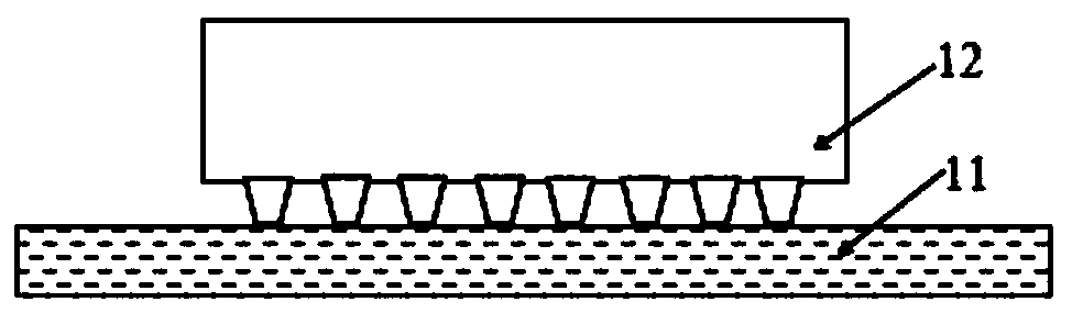 Sealing cover high-thermal-conductivity packaging structure for sorted flip chips and packaging process thereof