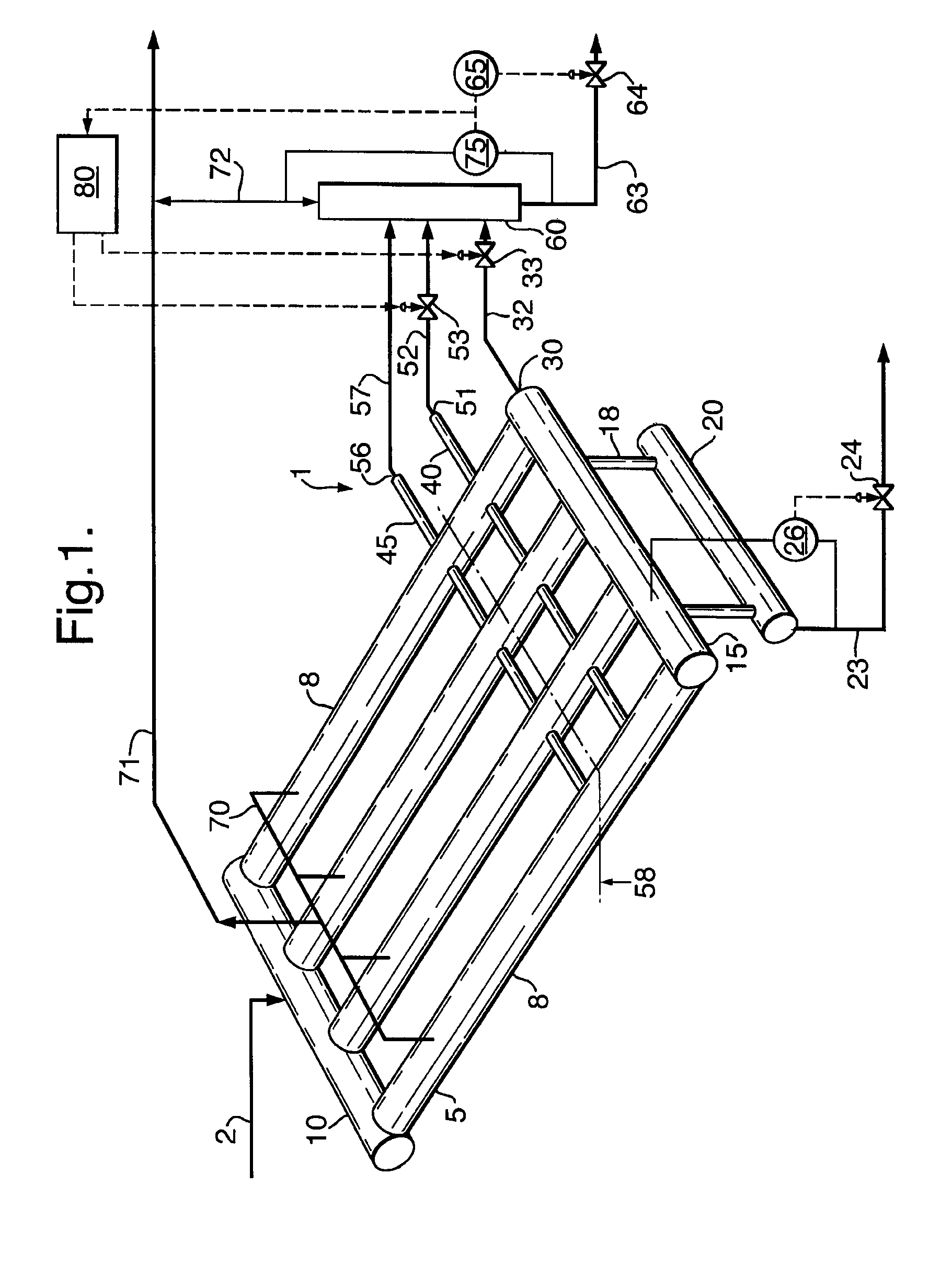 System and method for separating a fluid stream