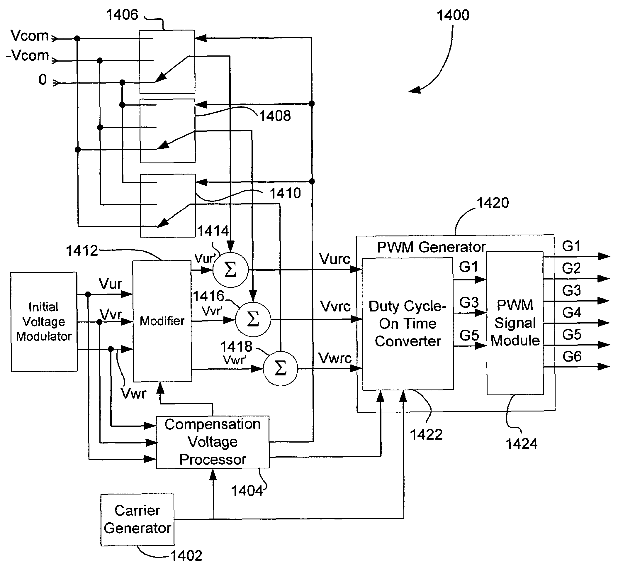 Modulation methods and apparatus for reducing common mode noise