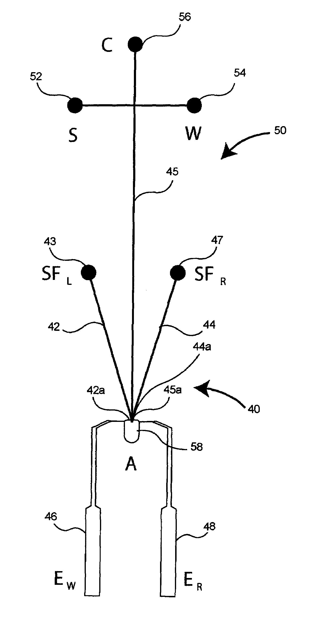 Separation system with a sheath-flow supported electrochemical detector