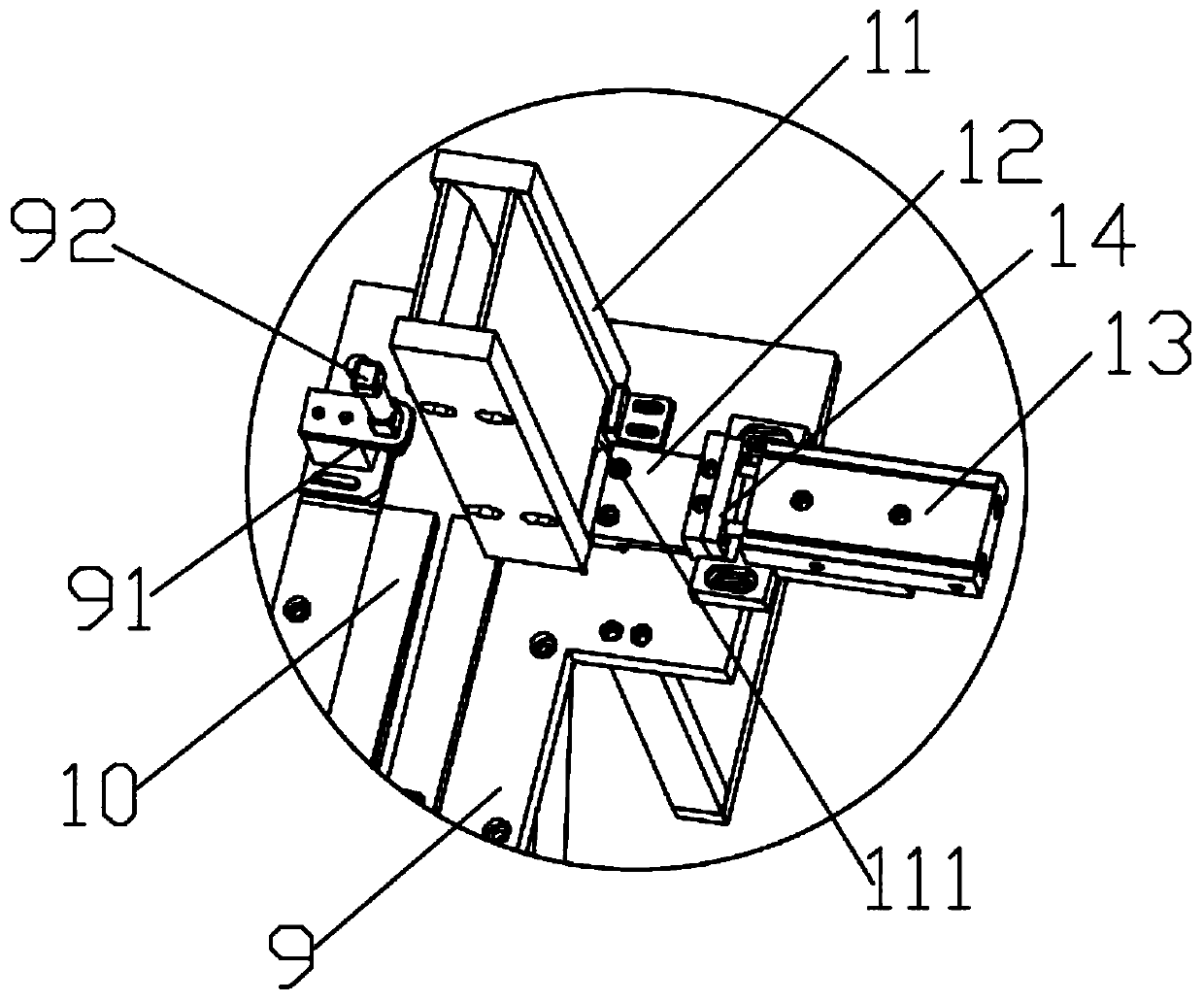 Automatic braiding machine for chip processing and use method of automatic braiding machine